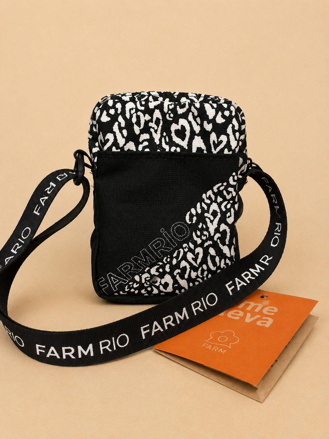 Bolsa Transversal Patrícia Animal Print Chic