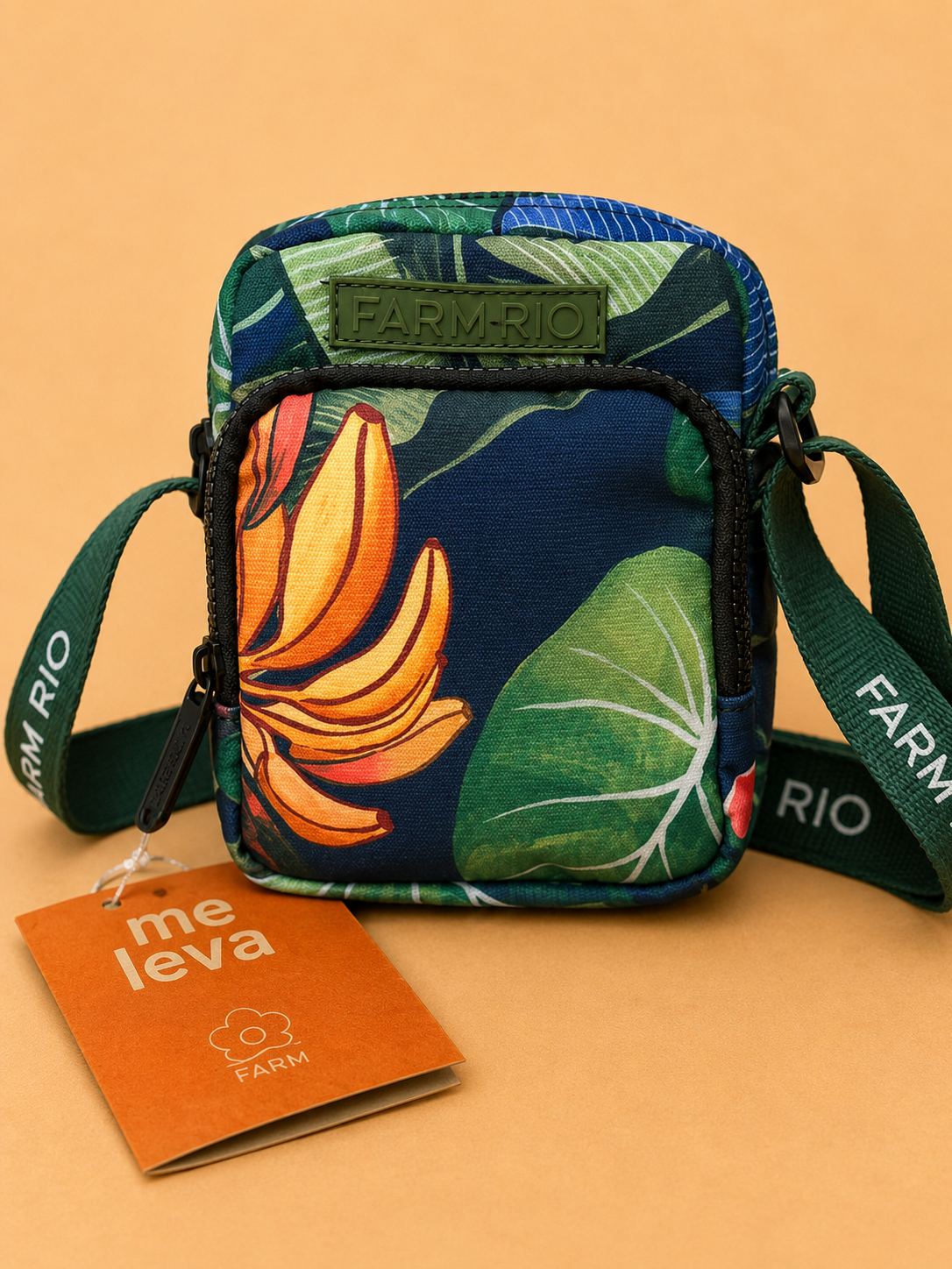 Bolsa Transversal Camila Tropical Noite